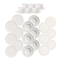GESCHIRR-SET Artesano Original weiß 30-tlg. - Weiß, Keramik (2/2/2cm) - Villeroy & Boch