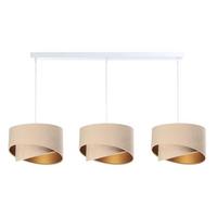 HÄNGELEUCHTE Gold 30/18 cm - Beige, Kunststoff (30/0.3/18cm) - ONZENO