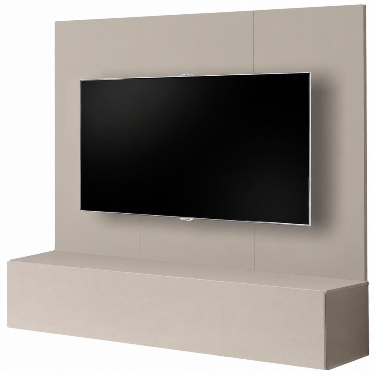TV-LOWBOARD Kaschmir 160 cm hängend, Set inklusive Wandpaneel - Kaschmir, Holzwerkstoff (160/148/40cm) - Inn.Furn
