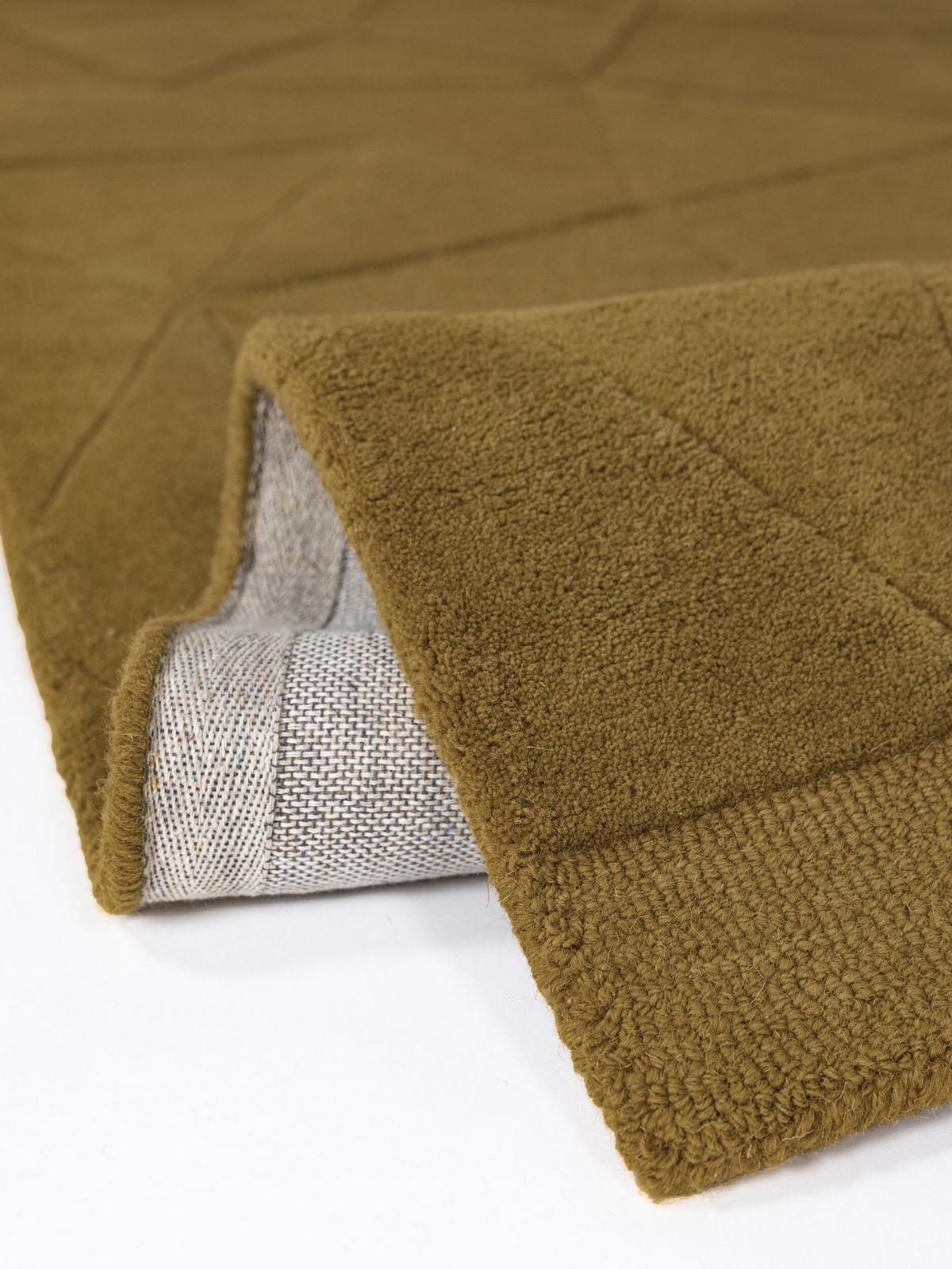 WOLLTEPPICH handgetuftet DEBEN, Splitterformen, Ocker, 200 x 290 cm - Gelb, Textil (200/290cm) - KADIMA DESIGN