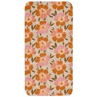 BADEMATTE Blumen - Motiv - Retro 60x120 cm - Multicolor, Textil (60/120cm) - OnlyWow