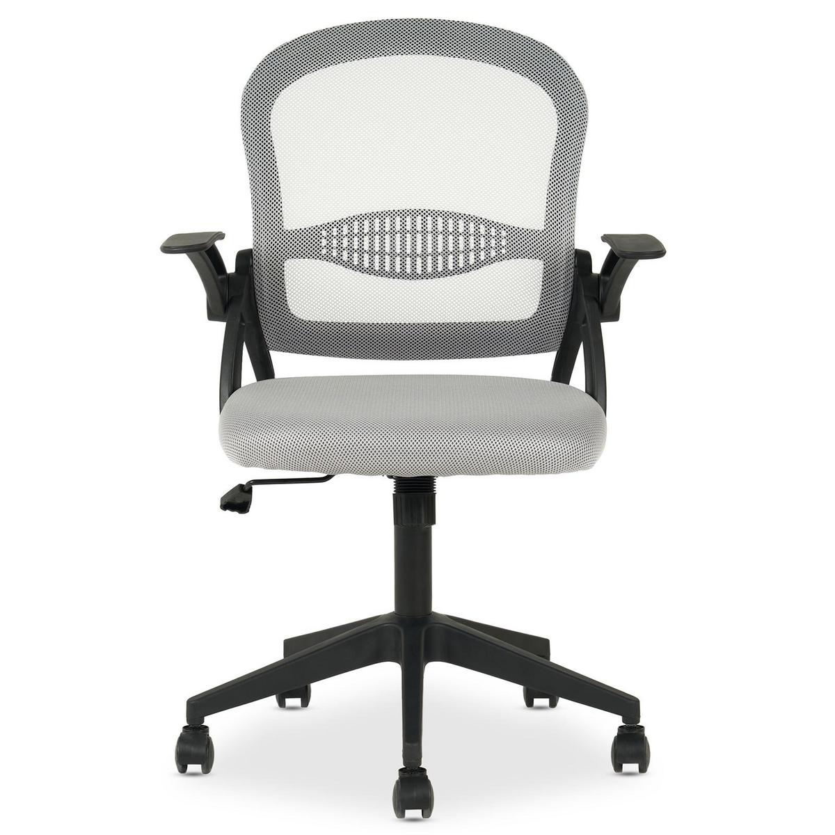 BÜRODREHSTUHL EREN grau - Grau, Textil (63/102/61cm) - IDIMEX
