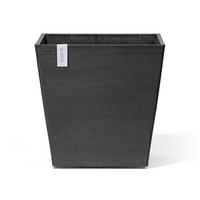BLUMENTOPF Rotterdam Wheels 50,2/50,2/49,5 cm Dunkelgrau - Dunkelgrau, Kunststoff (50.2/49.5cm) - Ecopots