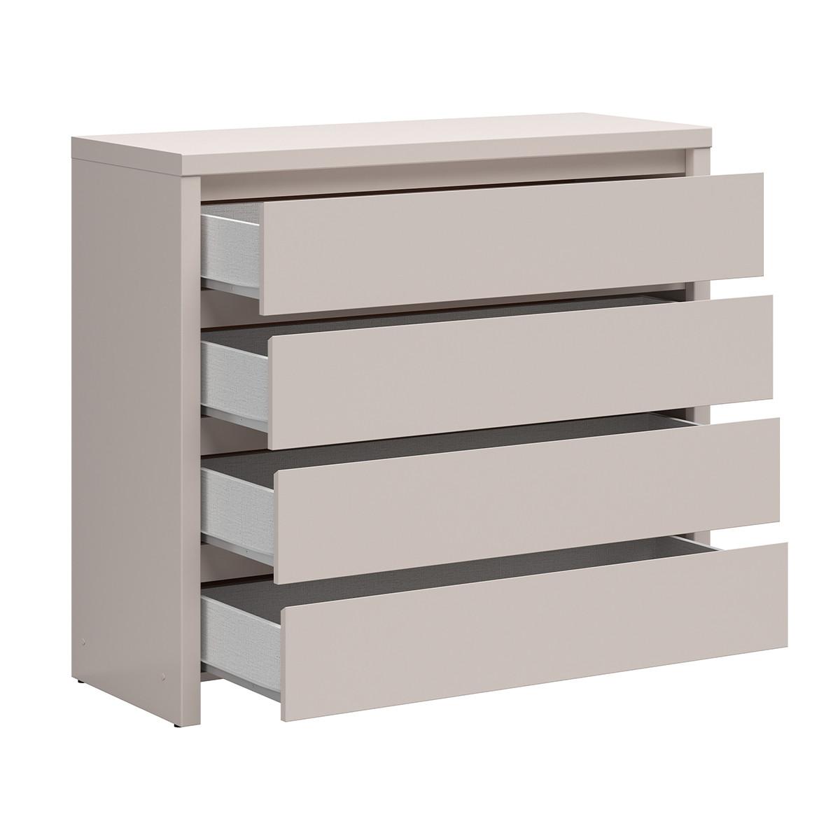KOMMODE Soren Kaschmir - Beige, Holzwerkstoff (105/92/40.5cm) - Petits-meubles