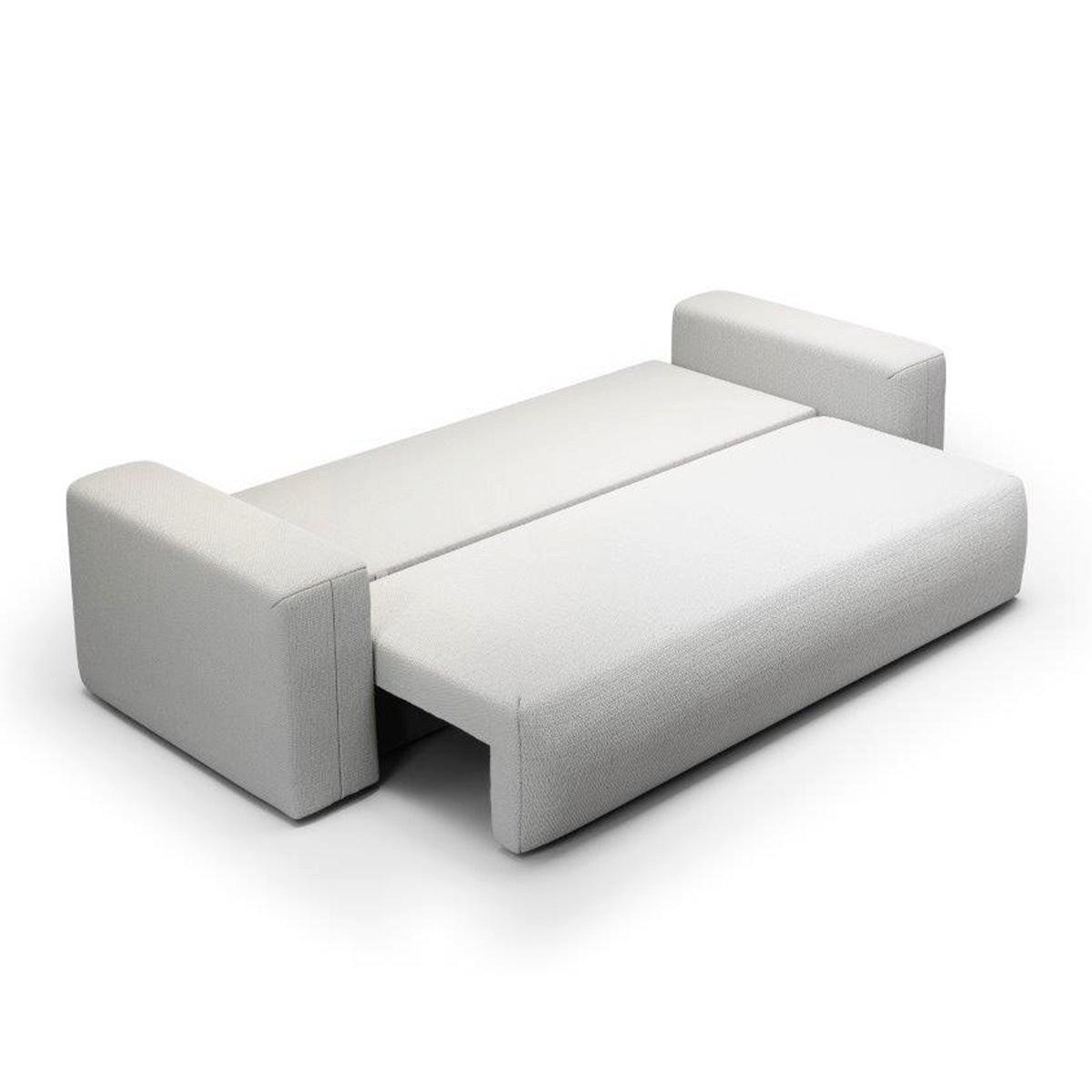 SOFA Bliss 3 Sitzplätze Hellgrau - Grau, Holz (252/72/97cm) - Petits-meubles