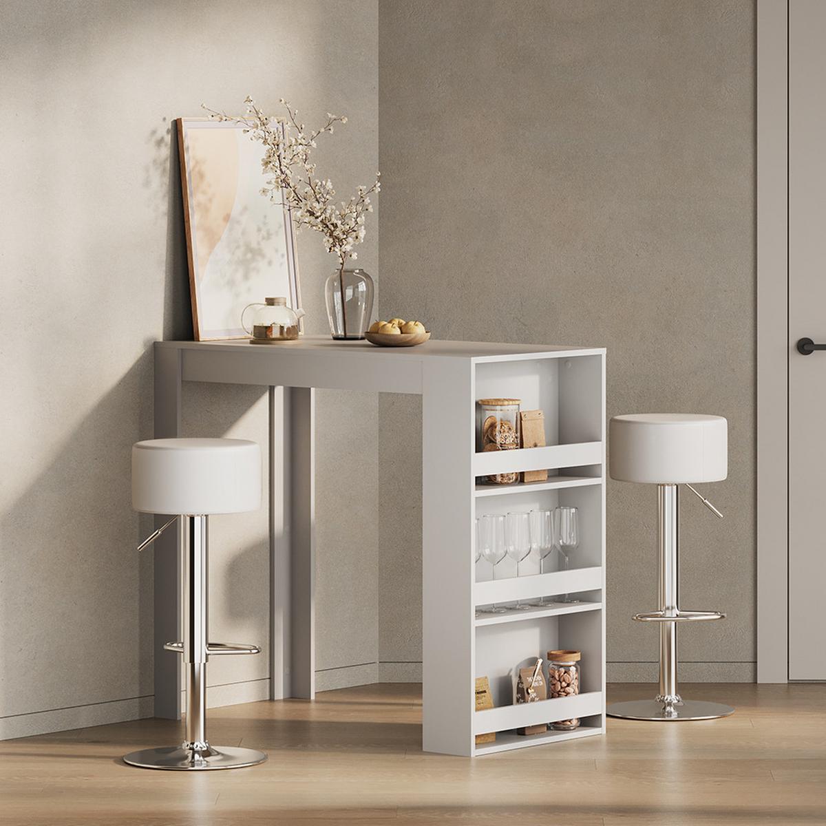 BARTISCH Regusa Weiß 57 x 117 cm - Weiß, Holzwerkstoff (117/57/106cm) - Livinity®