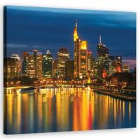 WANDBILD städte und architektur orange - Orange, Textil (40/40cm) - Feeby