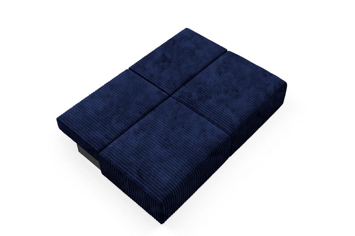 SCHLAFSOFA Natalia Xs - Dunkelblau, Holzwerkstoff/Textil (216/85/105cm) - Fun Möbel