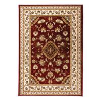TEPPICH GLAZERT, klassisch-floral, Rot, 120 x 170 cm - Rot, Textil (170/120cm) - KADIMA DESIGN
