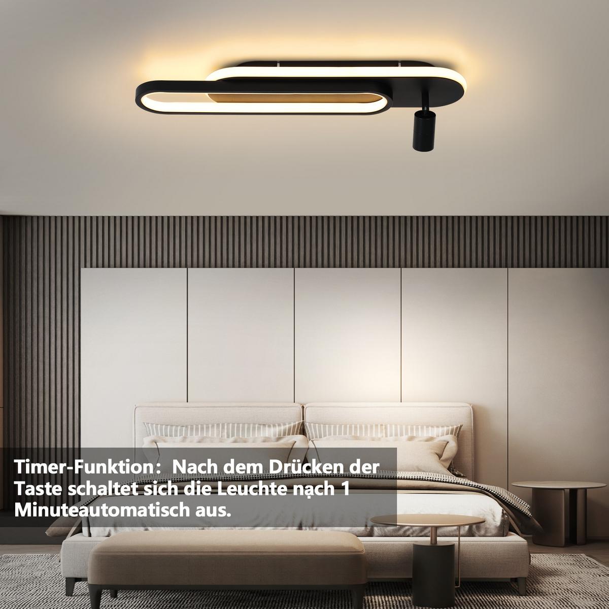 LED-DECKENLEUCHTE Sarnel 13/13/15.5 cm - Schwarz, Metall (13/13/15.5cm) - ZMH