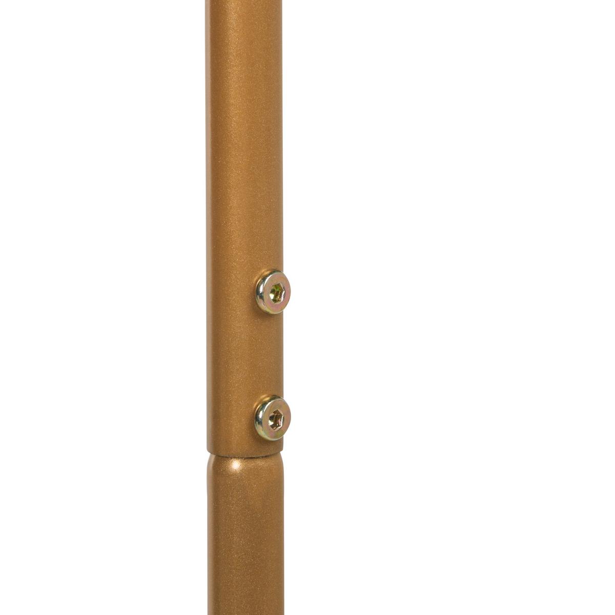 GARDEROBENSTÄNDER Gold Hardin - Goldfarben, Metall (60/174/33cm) - Beliani