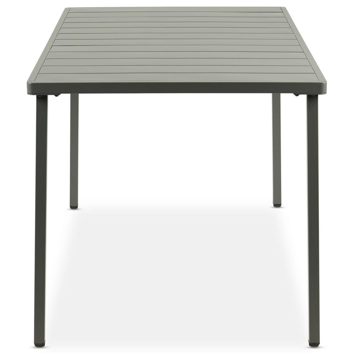 GARTENTISCH AZALEA grau - Grau, Metall (80/140/75cm) - IDIMEX