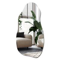 SPIEGEL 45x90 cm asymmetrisch - Transparent, Glas (45/90/0.4cm) - Wallfluent