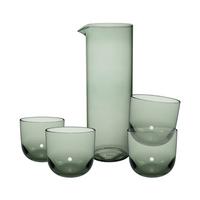 TRINKGLÄSER MIT KARAFFE Like Glass Sage 5-tlg. - Grün, Glas - like.Villeroy & Boch