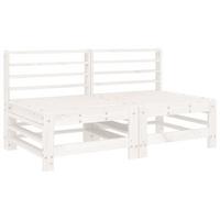 GARTENSOFA HUXAD 63.5/57.5/60 cm （2-SITZER） - Weiß, Holz (63.5/57.5/60cm) - ZMH