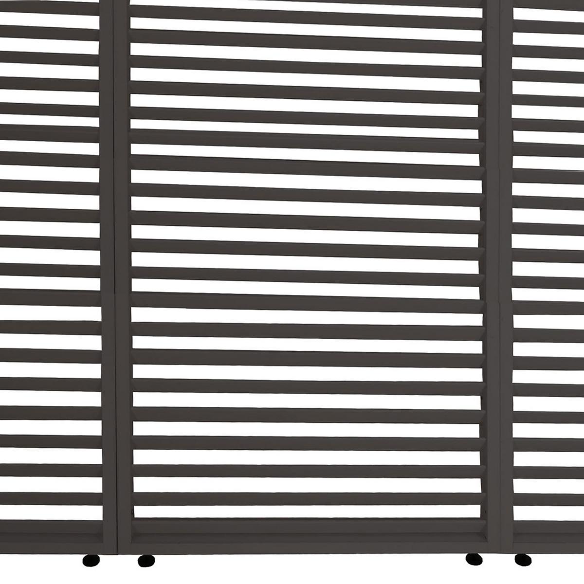 PANEELE FÜR PERGOLA 3ER-SET Anthrazit 3er-Set-Set - Anthrazit, Metall (271/204/4cm) - MCW
