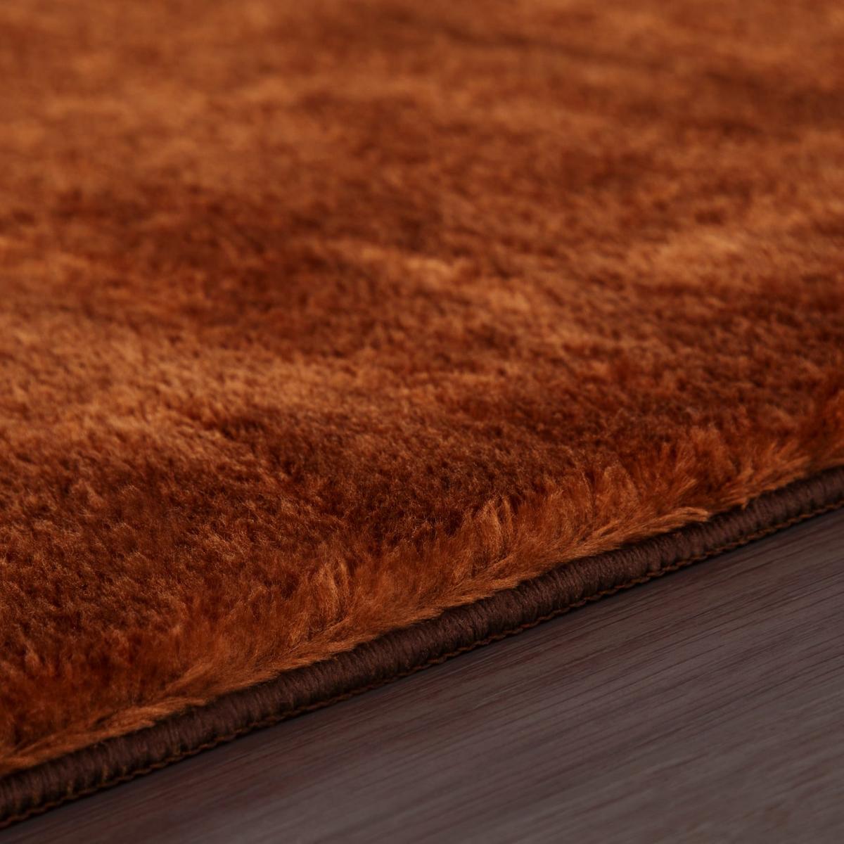 KURZFLORTEPPICH, einfarbig, Kupfer, 160 x 220 cm - Kupferfarben, Textil (160/220cm) - KADIMA DESIGN