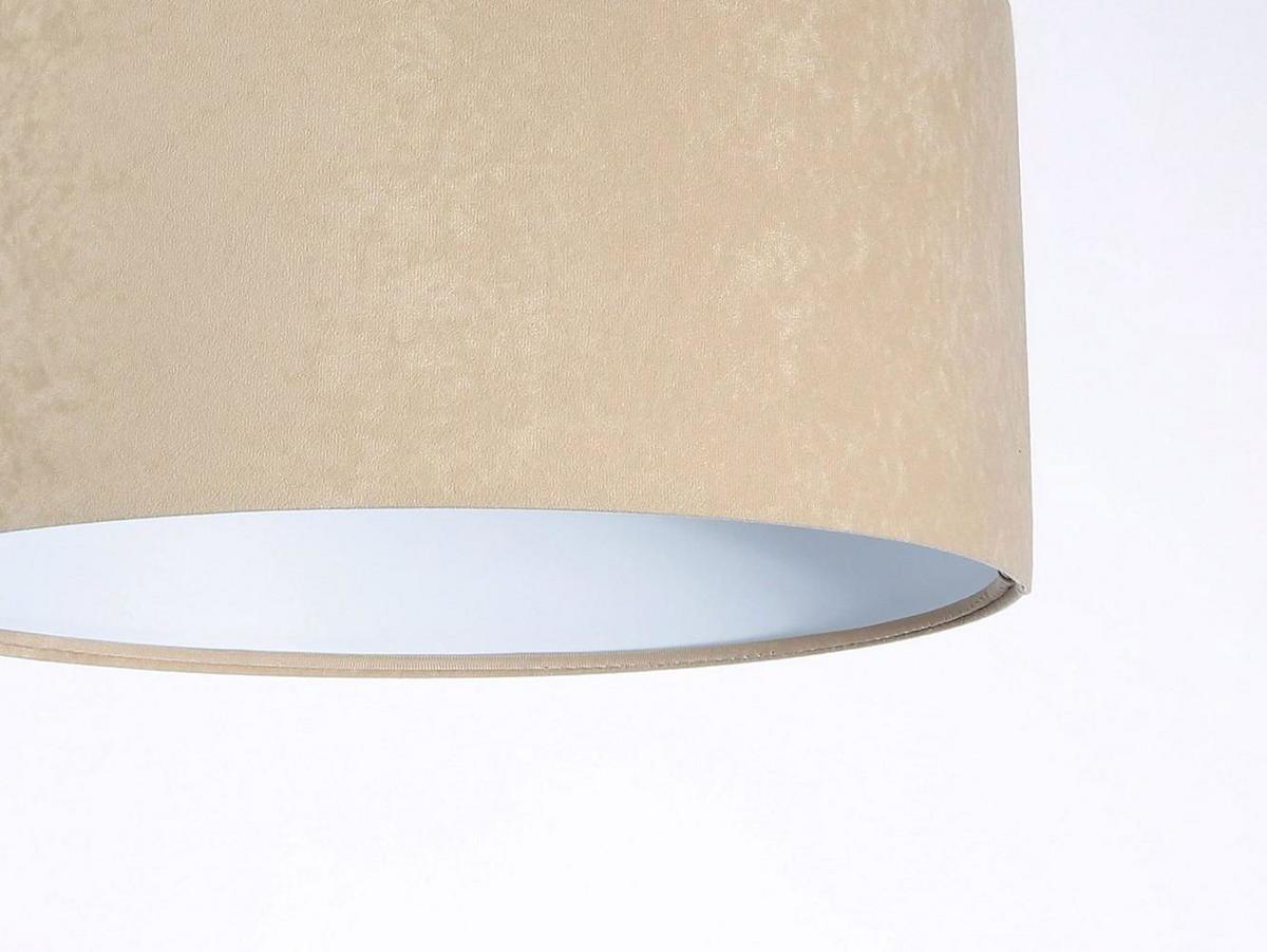 HÄNGELEUCHTE Weiß 40/20 cm - Beige/Weiß, Kunststoff (40/0.6/20cm) - ONZENO