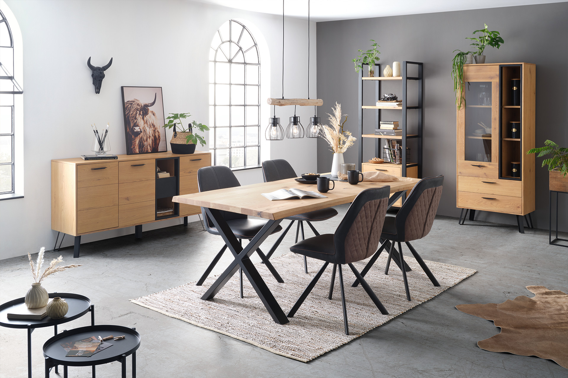 Esszimmer im Industrial-Stil günstig kaufen bei mömax.