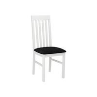 STUHL Nilo I, Holzfarbe: Weiß - Schwarz/Weiß, Holz (43/96/48cm) - MIRJAN24