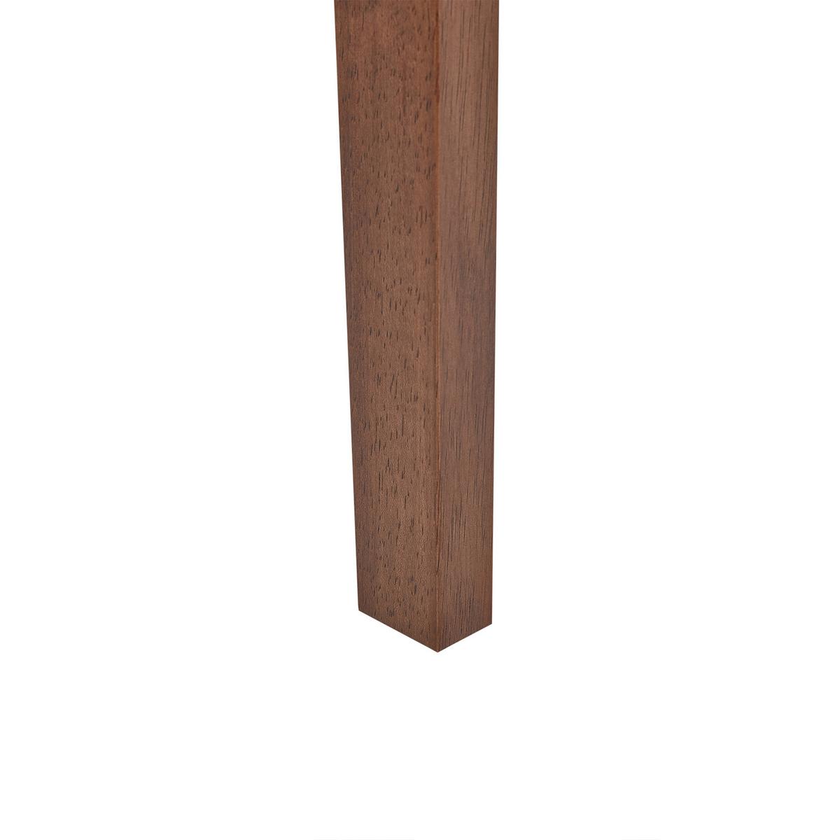 ESSZIMMERSTUHL 2er-Set Holz Braun/Grau Anoka - Hellgrau, Holz (45/80/50cm) - Beliani