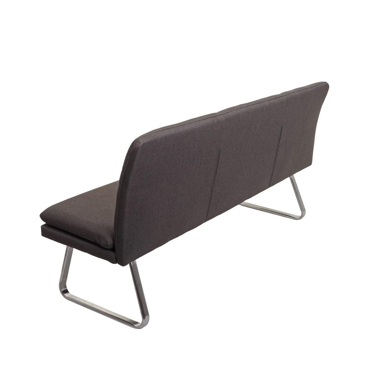 ESSZIMMER-SET Grau, Braun 5er-Set - Braun/Grau, Textil (180/90/60cm) - MCW