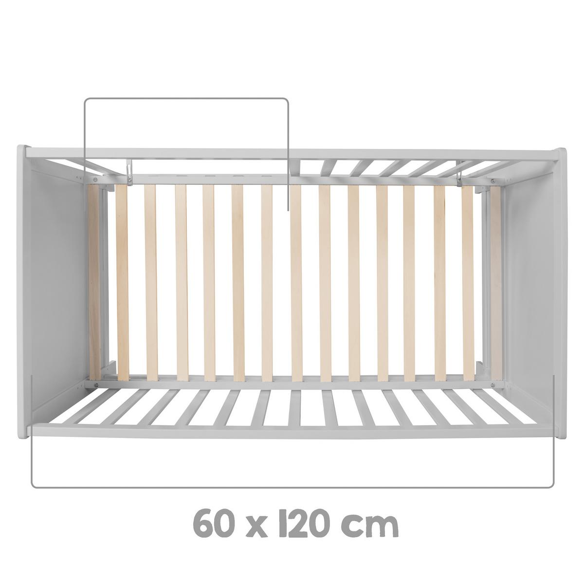 BABYZIMMER-SET Hamburg mit Türen 2-teilig - Taupe, Holzwerkstoff (66/76/123cm) - Roba
