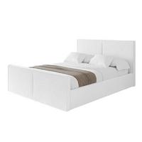 POLSTERBETT mit Bettkasten, Fußteil und Lattenrost, Boxbett ohne Matratze - VANTO-Z 180x200 Weiß - Weiß, Holzwerkstoff/Textil (180/200cm) - ALTDECOR