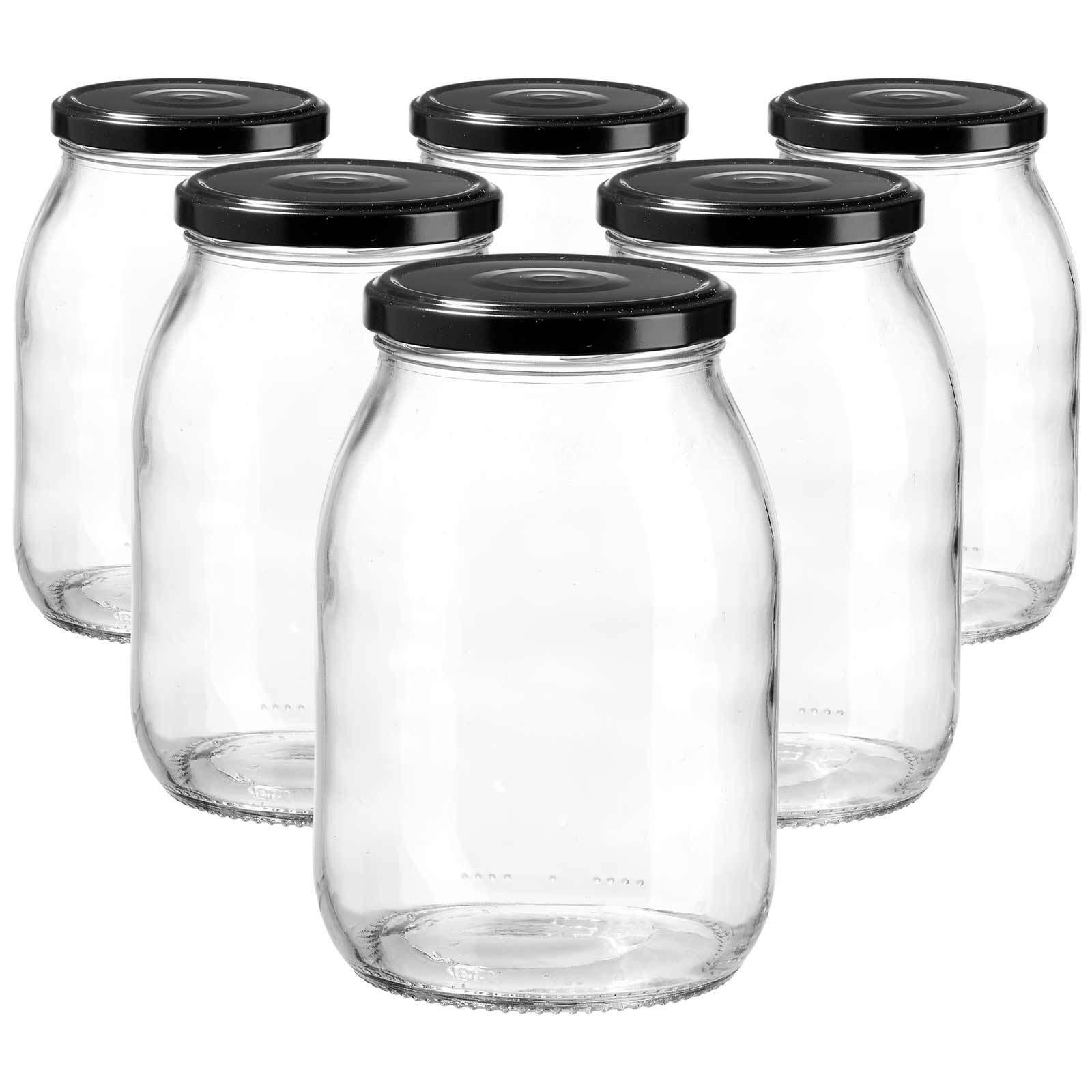 EINMACHGLÄSER Kitchen Love transparent 1 l 6er Set - Transparent, Glas (1L) - Ritzenhoff Breker