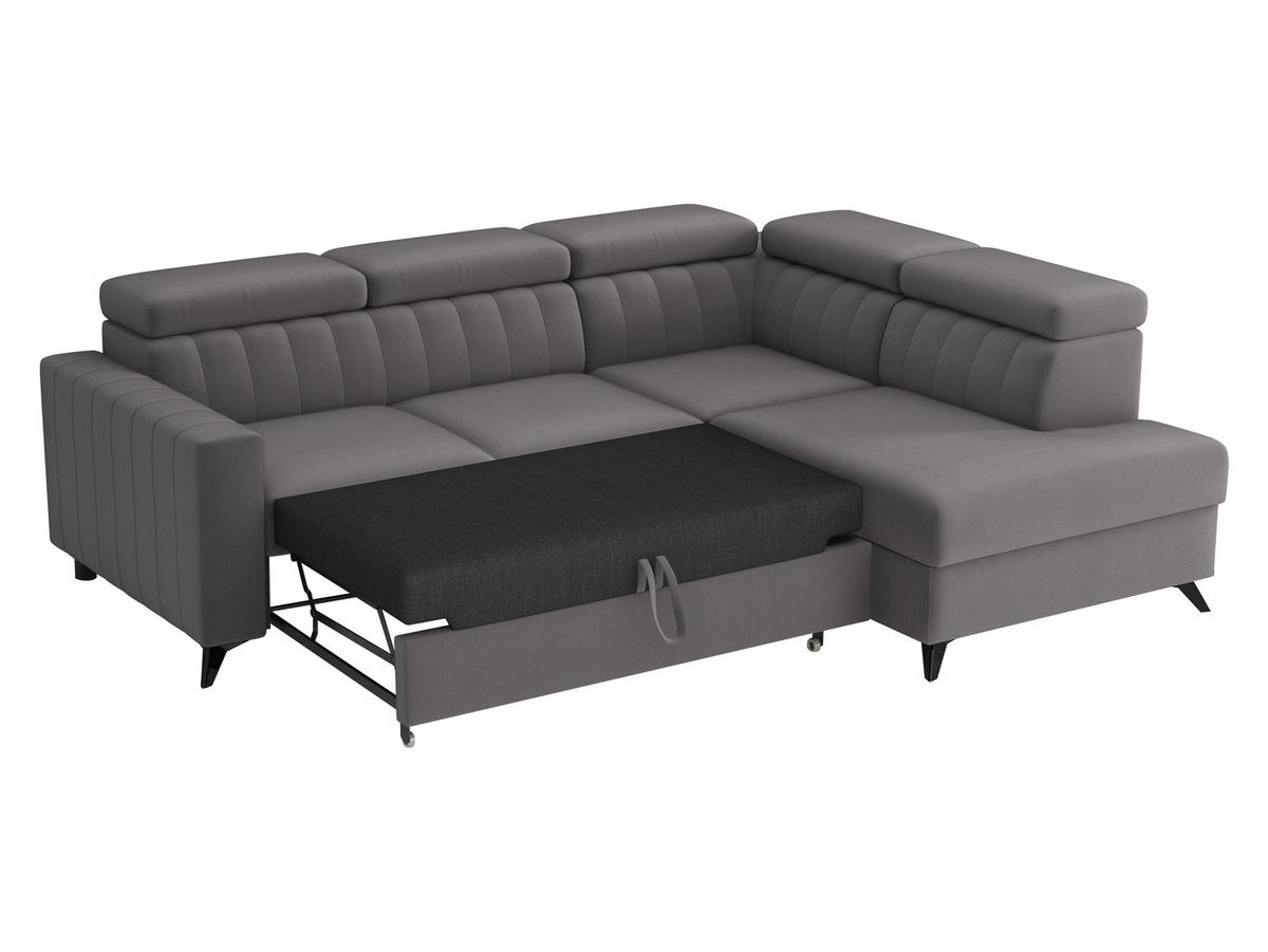ECKSOFA Milano 2RRLXP, Seite: Rechts 2R+R+LXP - Bronzefarben, Holz/Textil (249/195cm) - MIRJAN24