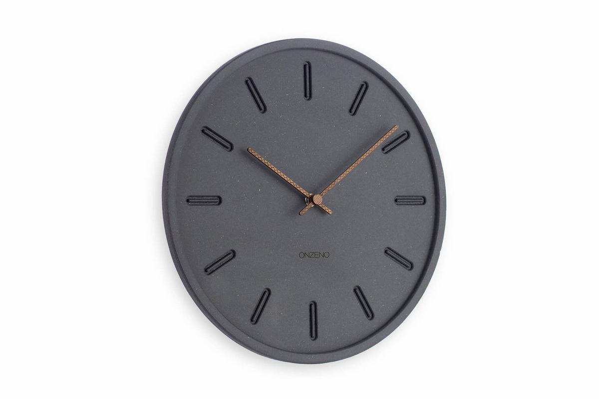 WANDUHR Design Schwarz 29/29 cm - Schwarz, Holzwerkstoff (29/29/1cm) - ONZENO