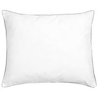 KOPFKISSEN Weiß 60/50 cm Pelister - Silberfarben/Weiß, Naturmaterialien (60/50cm) - Beliani