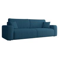 SCHLAFSOFA Piano Cord - Blau/Schwarz, Holz/Kunststoff (245/82/92cm) - MIRJAN24