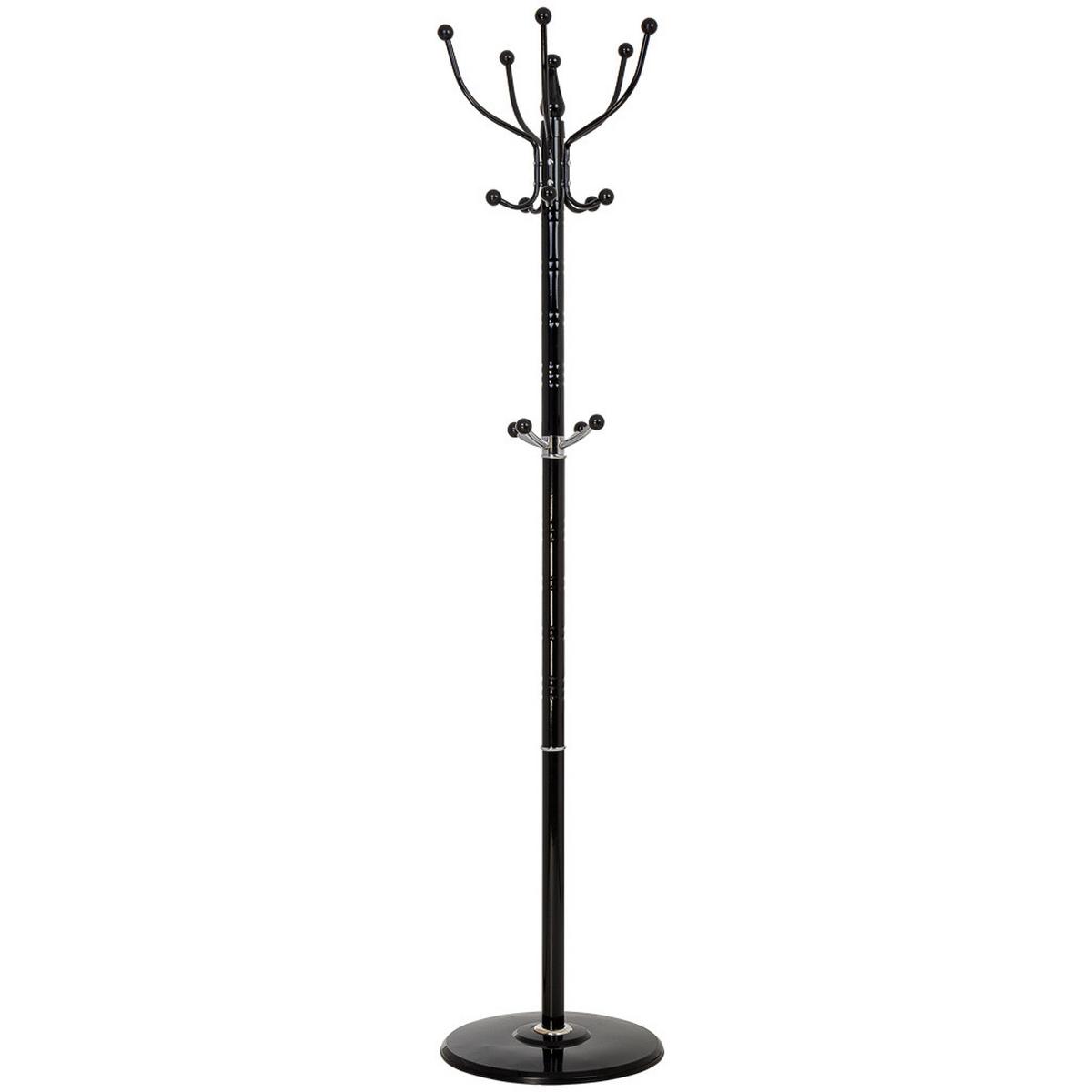 GARDEROBE aus metall - Schwarz, Metall (37/176/37cm) - Wanderlust
