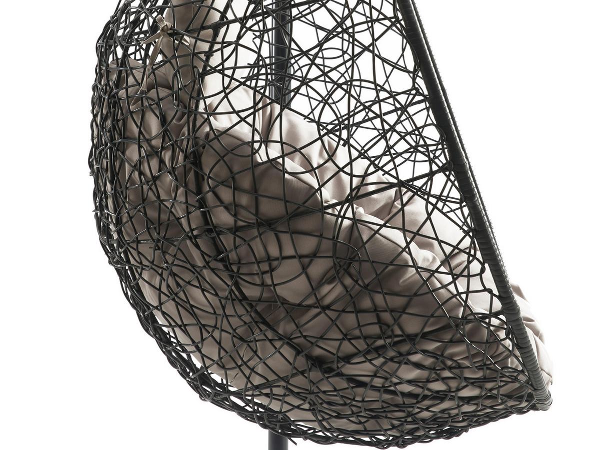 HÄNGESESSEL Fogo - Grau, Metall (90/195/95cm) - MIRJAN24