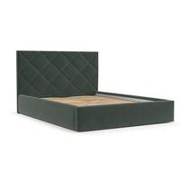 POLSTERBETT Torno 140/200 cm Grün im Asti Stoff - Schwarz/Naturfarben, Holz/Holzwerkstoff (140/200cm) - AltaBeds
