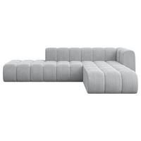 ECKSOFA modulares Sofa Zuvon-L1 - 296x177x70 cm Grau - Grau, Holzwerkstoff/Textil (296/177cm) - ALTDECOR