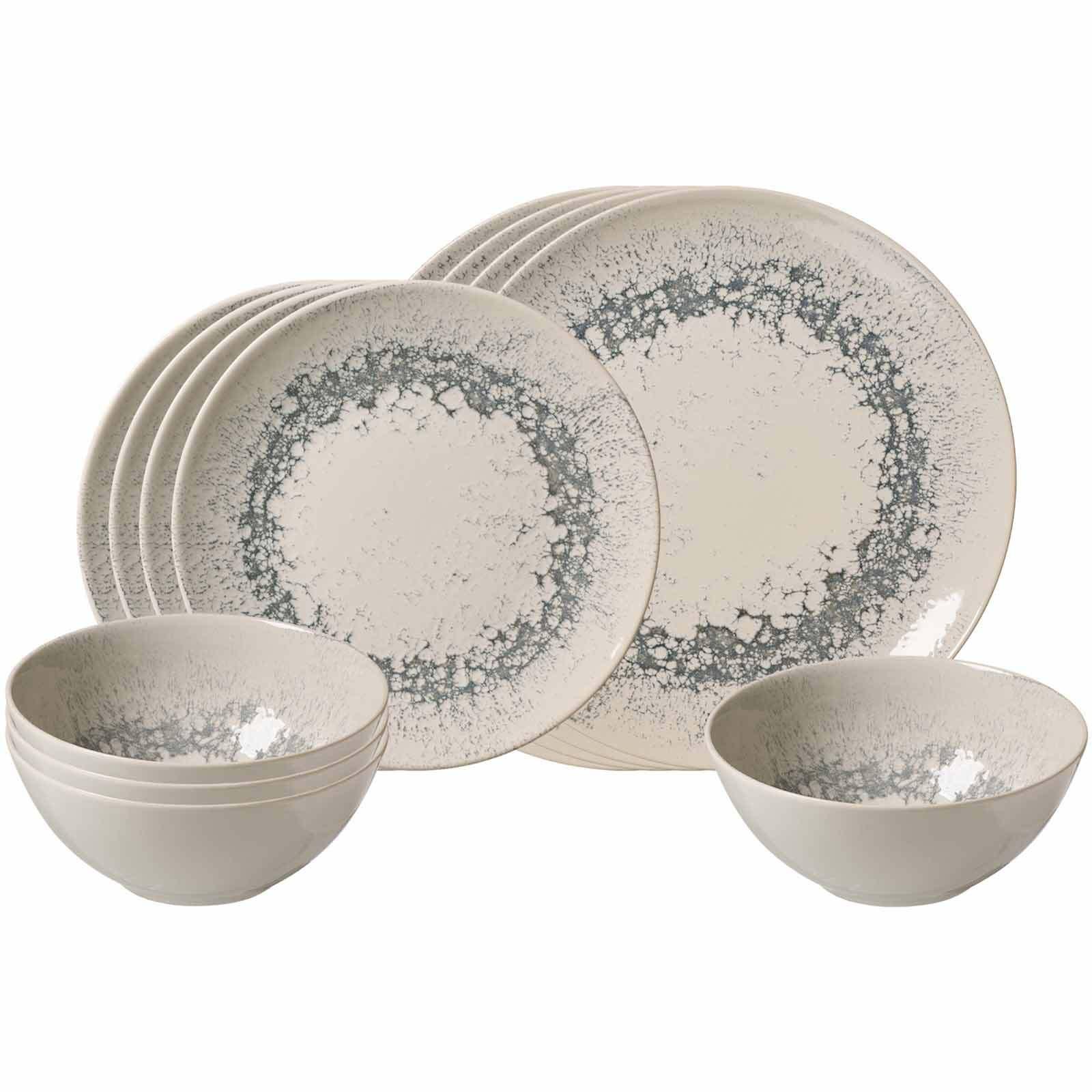 BASIC-SET Cecina Graphit 12-tlg. - Grau, Keramik (2/2/2cm) - Ritzenhoff Breker