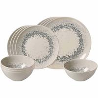 BASIC-SET Cecina Graphit 12-tlg. - Grau, Keramik (2/2/2cm) - Ritzenhoff Breker