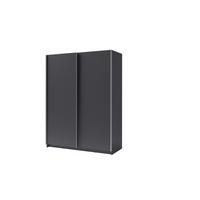 KLEIDERSCHRANK Graphit 151/199/62 - Graphitfarben, Holzwerkstoff (151/199/62cm) - RAUMHIRSCH FURNITURE