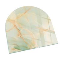 GLASPLATTE für Kamin 100x100 cm - Türkis, Glas (100/100/0.4cm) - TULUP