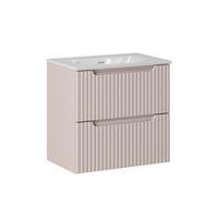 WASCHTISCH 60cm Riva Kaschmir - Beige, Holzwerkstoff (60/57/40cm) - Petits-meubles