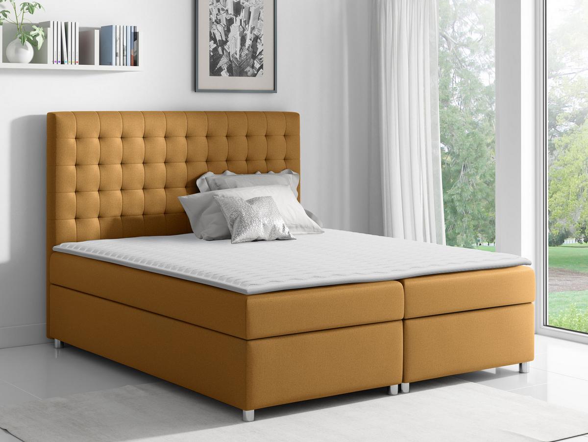 BOXBETT Asti - H3 - Braun, Holz (180/200cm) - MIRJAN24