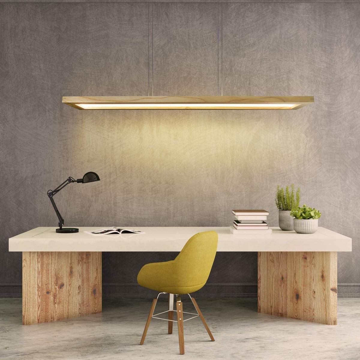 LED PENDELLEUCHTE Zenobia 100/3/17 cm - Braun, Holz (100/3/17cm) - Nettlife