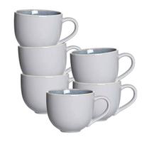 KAFFEETASSEN Skagen Stone grau 220 ml 6er Set - Grau, Keramik (0.22L) - Ritzenhoff Breker