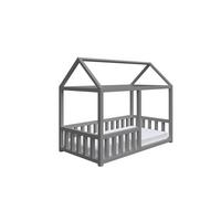 KINDERBETT TAMI 80x160 cm Grau - Grau, Holz (80/160cm) - MASSENO
