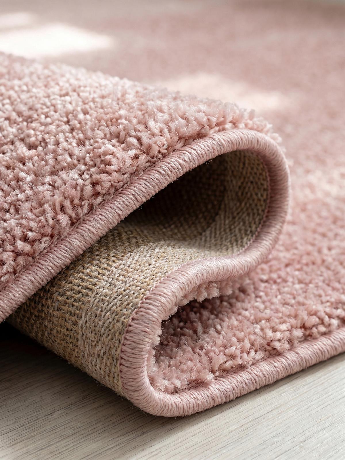TEPPICH Kurzflor MAIN in Mokka, einfarbig, Ø 200 cm - Braun, Textil (200/200cm) - KADIMA DESIGN