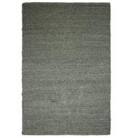 KURZFLORTEPPICH handgewebt GLAVEN, Bouclé-Struktur, Grün-Grau, 120 x 170 cm - Grün, Textil (120/170cm) - KADIMA DESIGN
