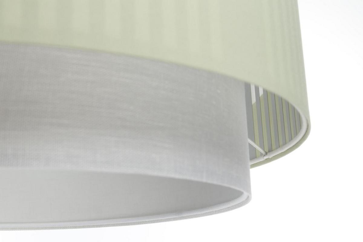 HÄNGELEUCHTE Grün 40/86 cm - Weiß/Grün, Kunststoff (16/0.4/86cm) - ONZENO