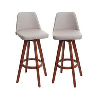 BARHOCKER 2-ER SET taupe 2er-Set - Taupe, Textil (39/105/45cm) - MCW